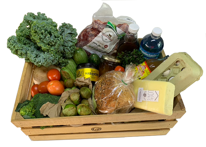 Caja Gerlum con verduras y productos extras
